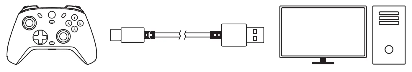 GAMESIR T4K Multi-Platform Wired Gaming Controller 4