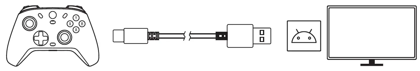 GAMESIR T4K Multi-Platform Wired Gaming Controller 5