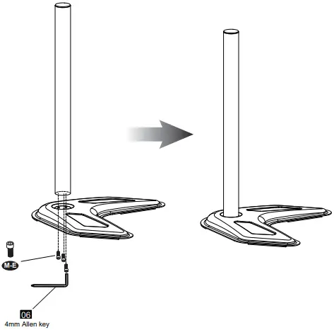 American Express MU0023-A Mountup Single Monitor Stands B1