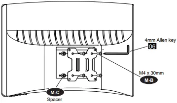 American Express MU0023-A Mountup Single Monitor Stands B3b