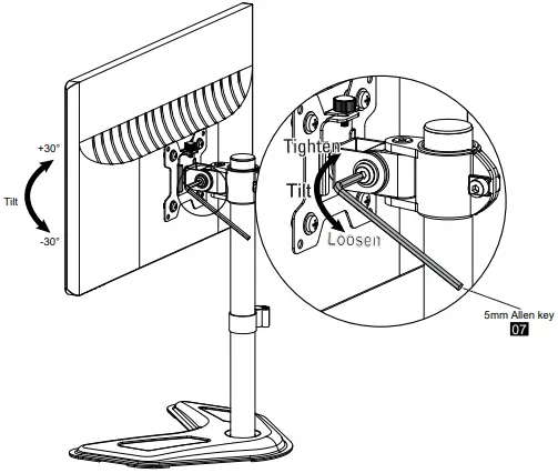 American Express MU0023-A Mountup Single Monitor Stands B5