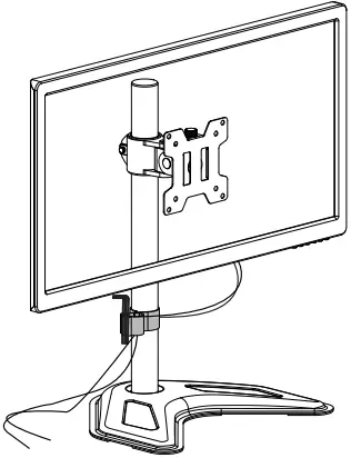 American Express MU0023-A Mountup Single Monitor Stands B7
