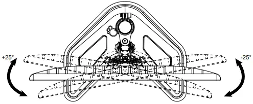 American Express MU0023-A Mountup Single Monitor Stands B8a