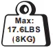 Max 8 kg