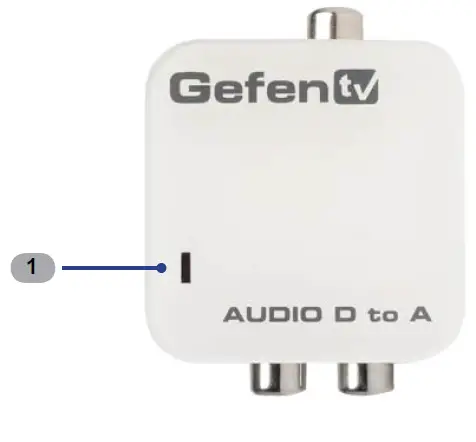 Gefen GTV-DIGAUD-2-AAUD Digital Audio to Analog Adapter-fig- (1)