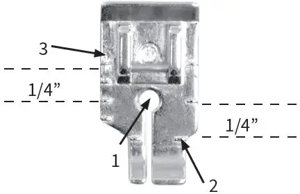 baby-lock-ESG-QF-1-4-Quilting-or-Patchwork-Foot-FIG-1