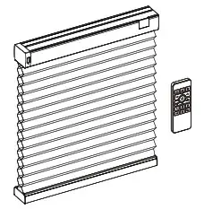 Norman MCS1-B Motorized Cellular Shade