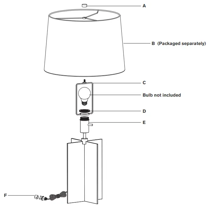 VISUAL COMFORT PCD 3005 Costes Medium Table Lamp -