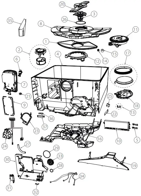 TUB & COMPONENTS