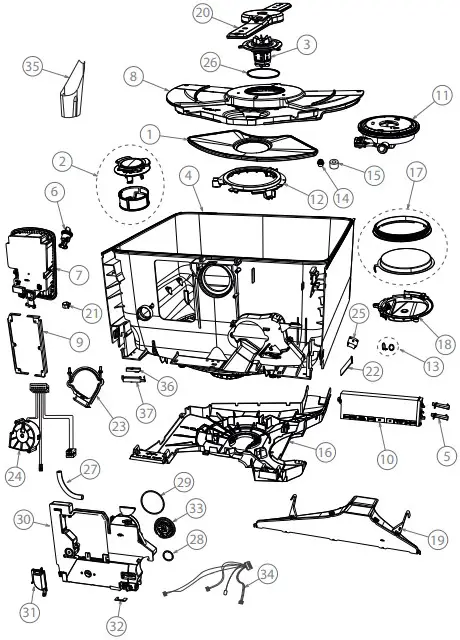 TUB & COMPONENTS
