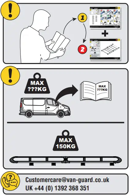 VAN GUARD IN8341 ULTI Twin Door Roof Rack-FIG1