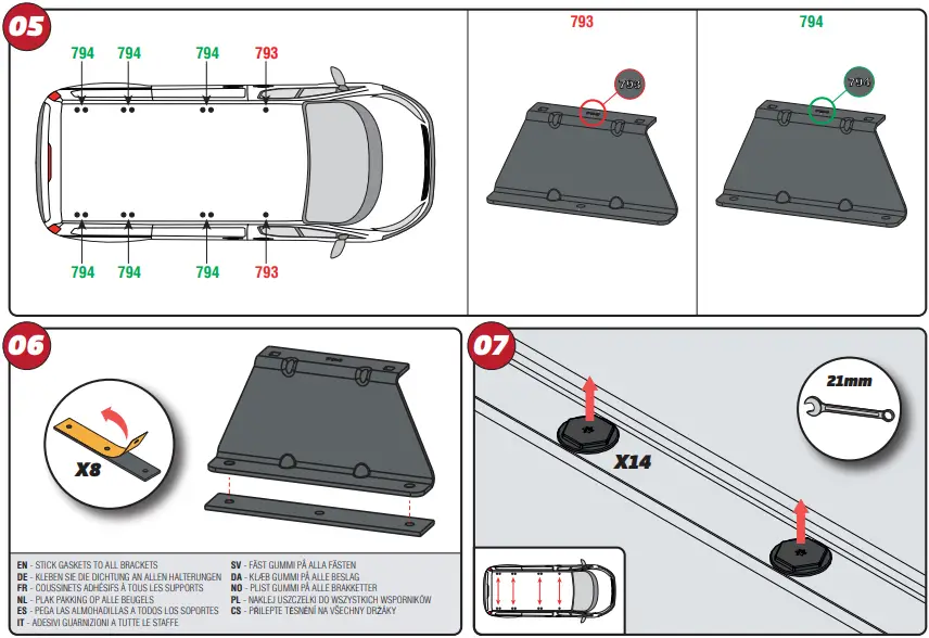VAN GUARD IN8341 ULTI Twin Door Roof Rack-FIG7