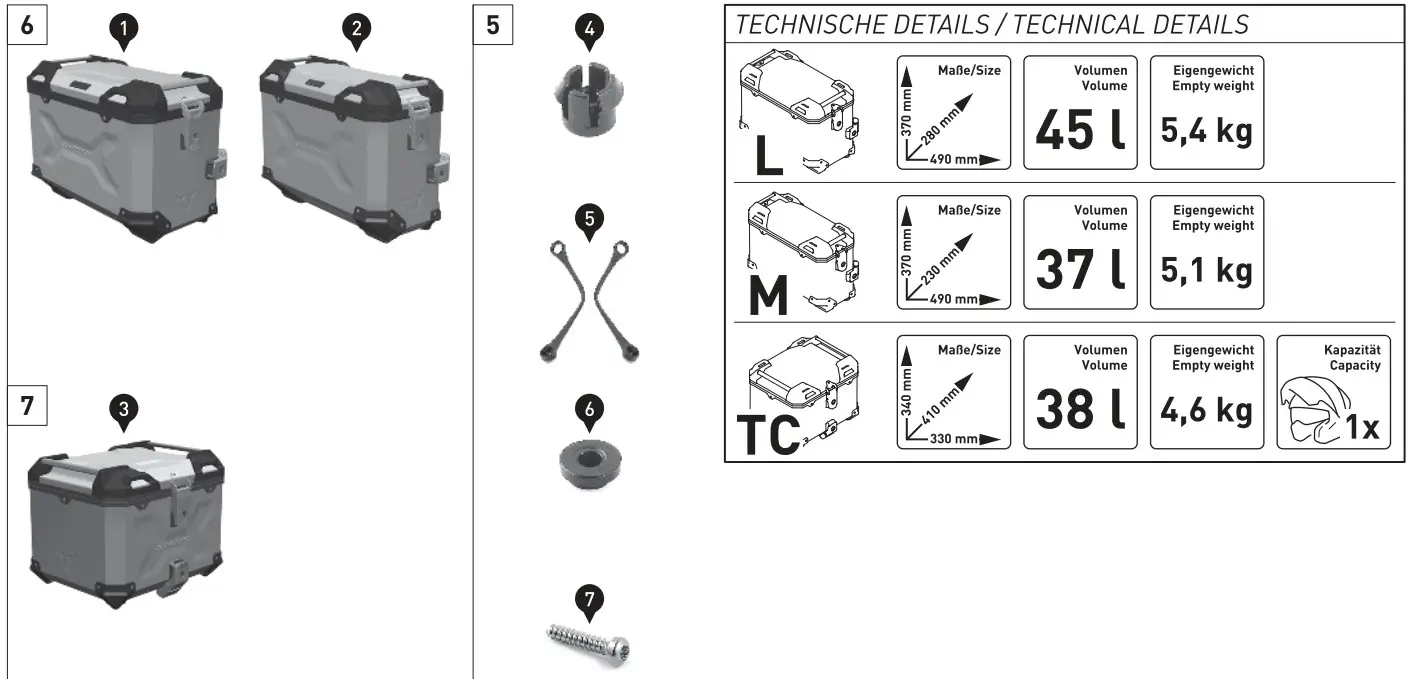 TRAX ADV SYSTEM 37 37 Aluminium Case System - fig 10