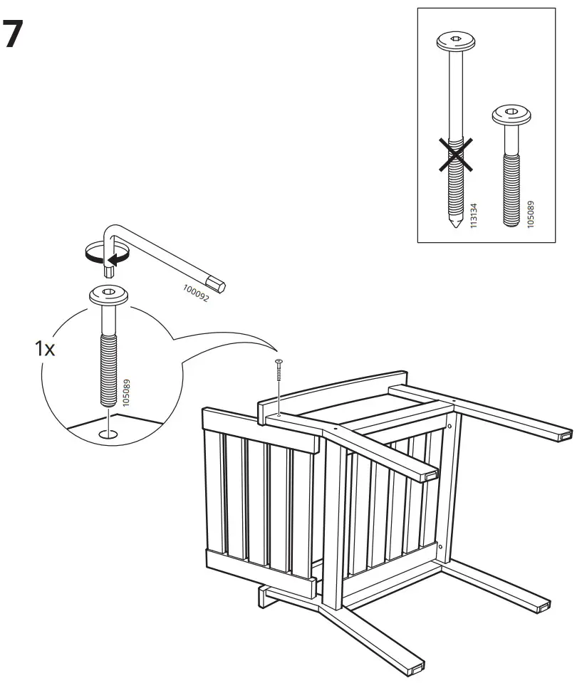 IKEA KLOVEN Outdoor Armchair - fig 6