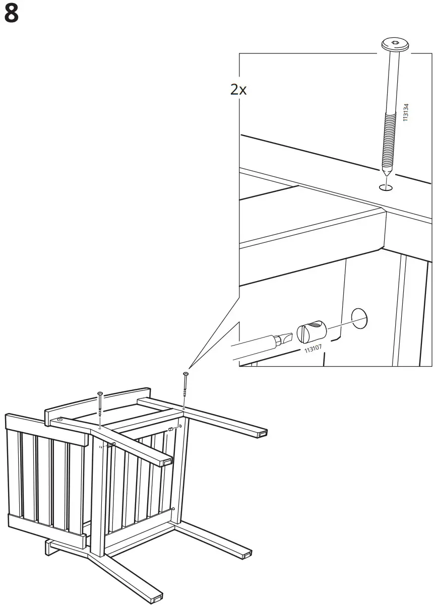 IKEA KLOVEN Outdoor Armchair - fig 7