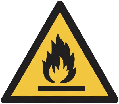 Warning Risk of fire