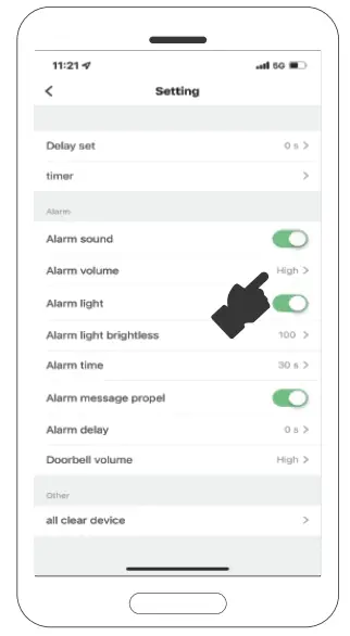 Set Alarm Volume
