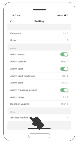 Clear All Accessories