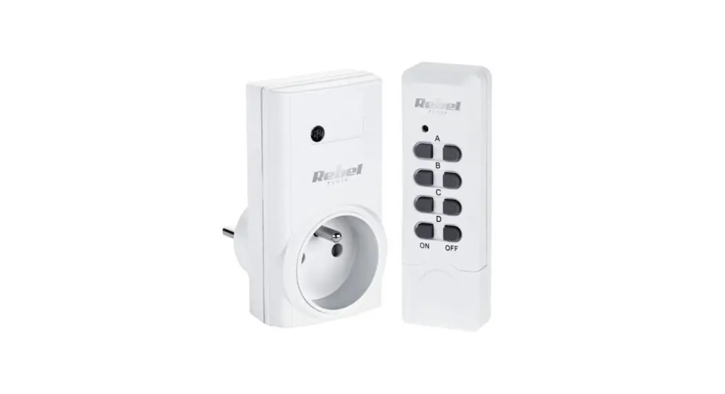 Rebel Urz1225-3 Power Socket With Remote Control User Manual