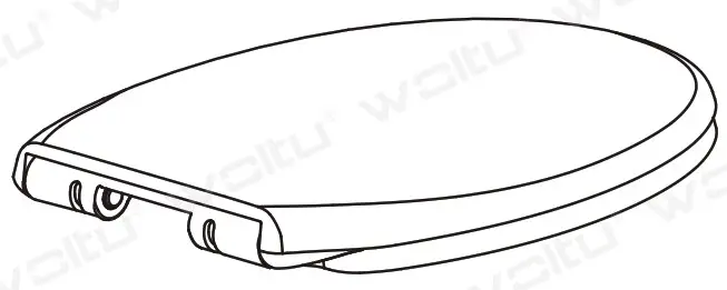 woltu WS2542 Toilet Seat - cover