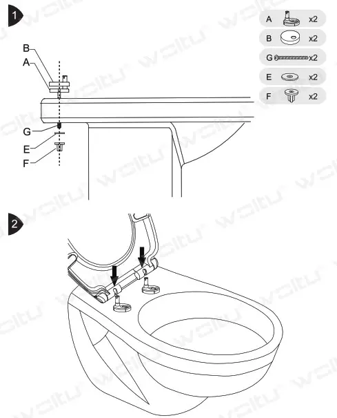 woltu WS2542 Toilet Seat - overview 2