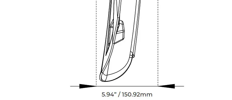 DS18 SLG AR6LD Polaris Slingshot Inside Armrest Speaker Pods - MEASUREMENTS 2