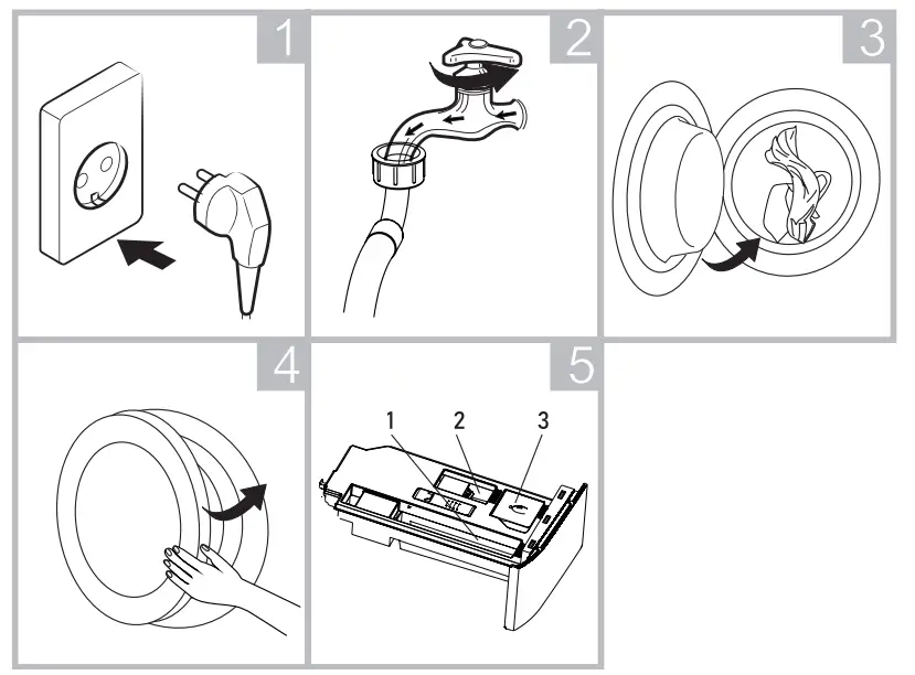 CENTEK CT1965 Washing Machine - BEFORE WASHING