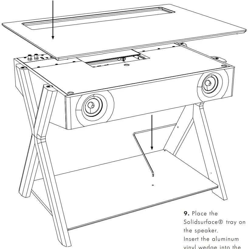 LA BOITE LX X Classique Loudspeaker and Turntable - ASSEMBLY 9
