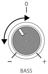 LA BOITE LX X Classique Loudspeaker and Turntable - BASS SETTINGS