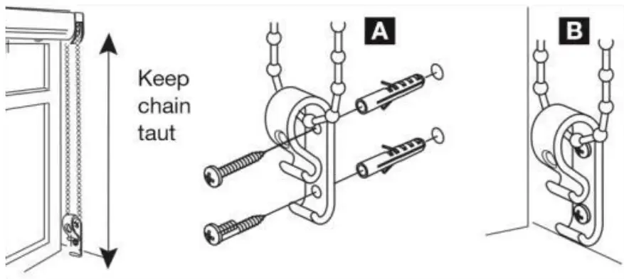 Mounting the child safety guide