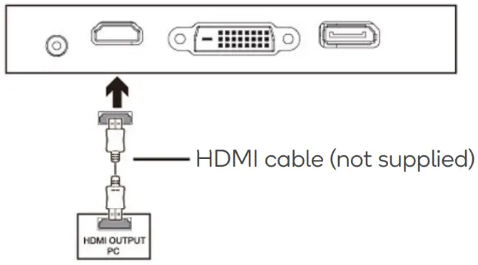 kogan KAMN32F16LC 32 Inch Curved Gaming Monitor - HDMI cable