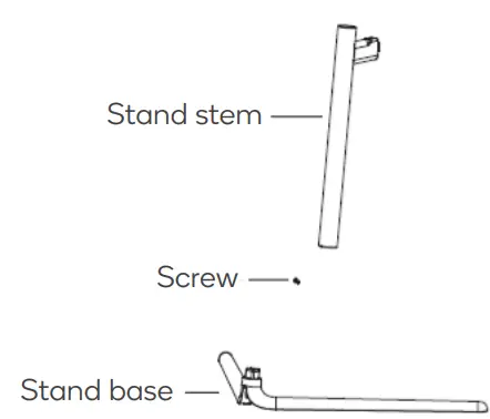kogan KAMN32F16LC 32 Inch Curved Gaming Monitor - STAND ASSEMBLY