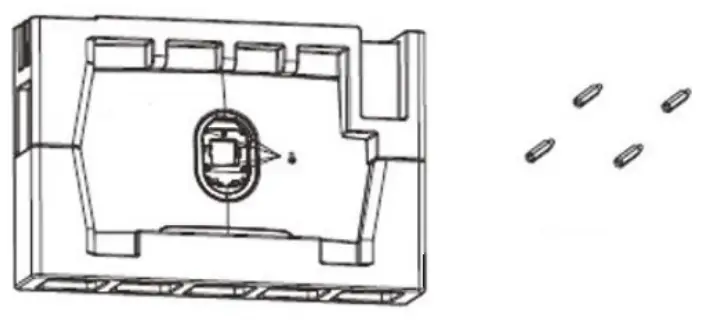 kogan KAMN32F16LC 32 Inch Curved Gaming Monitor - back of the monitor