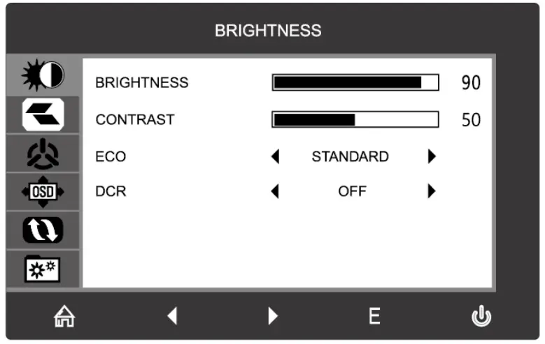 kogan KAMN32F16LC 32 Inch Curved Gaming Monitor - enter button