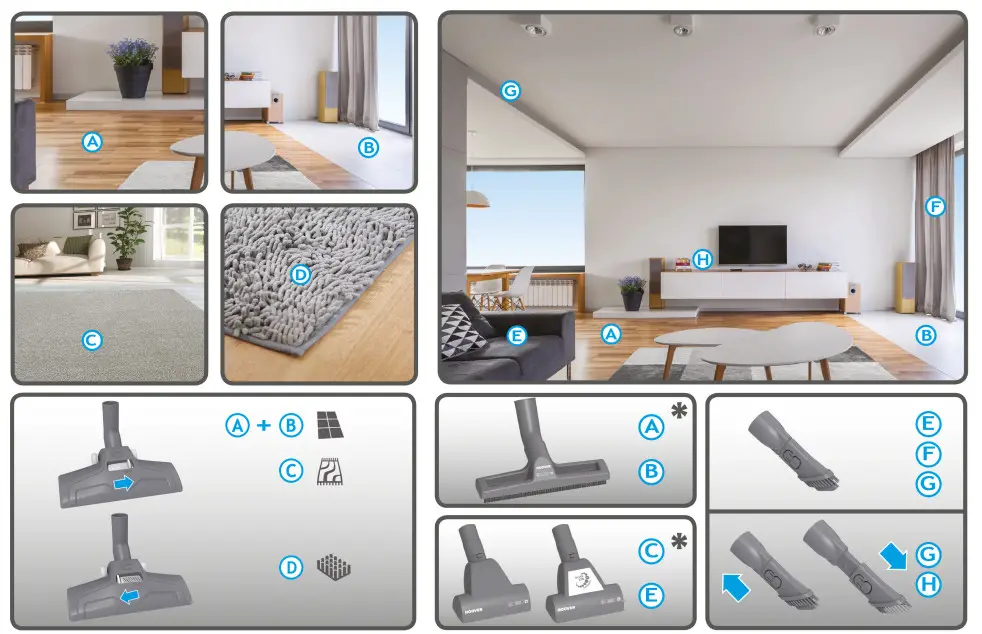 Hoover HE320 PET Vacuum Cleaner - Fig 1