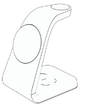 POWERQI LC50 3 In 1 Wireless Charging Station