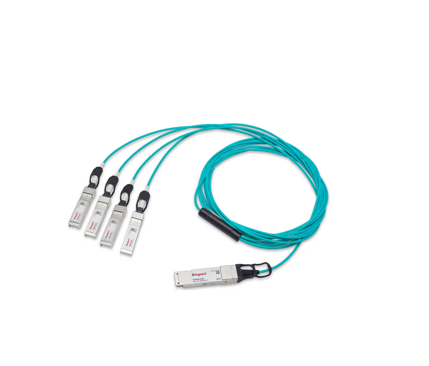 Legrand Q40s10-aoc 40gbase Qsfp+ To 4x Sfp+ Breakout Active Optical Cable User Manual