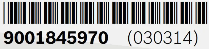 BOSCH PIE646T01E Induction Hob - barcode