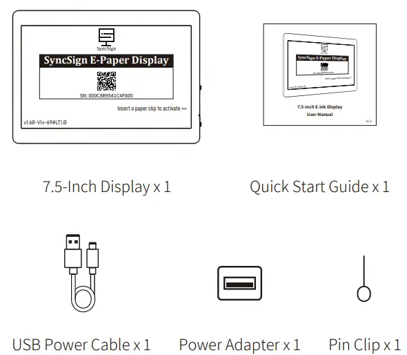 SyncSign-7-5-Inch-E-ink-Display-Digital-Signage-FIG-1