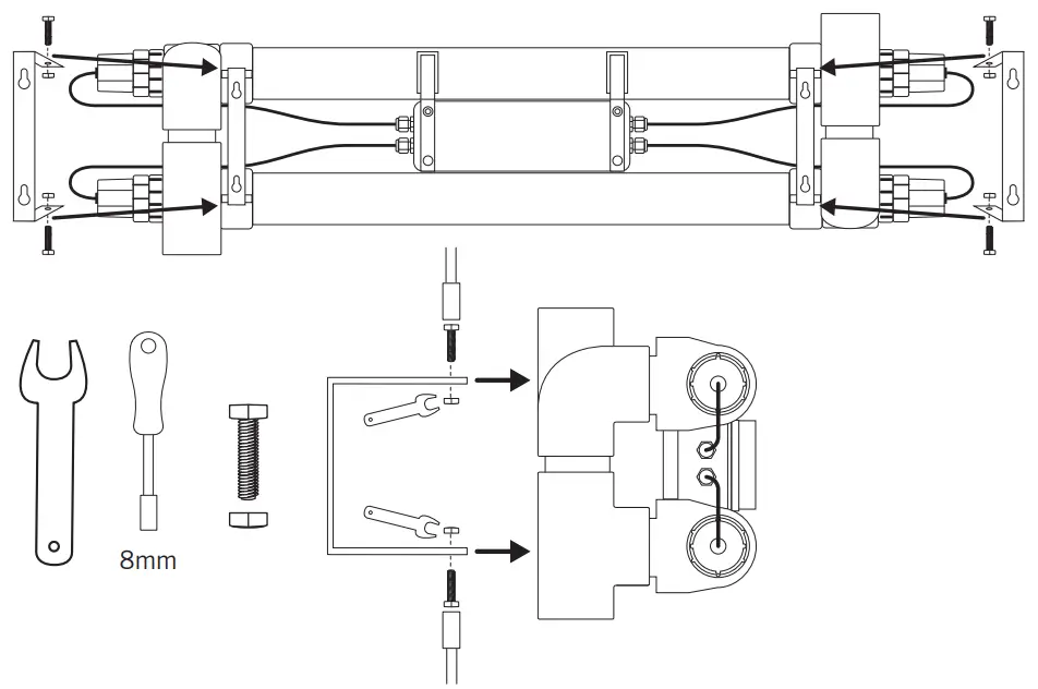 Certikin UV Lamp Systems for Domestic Swimming Pools - Fitting mounting1