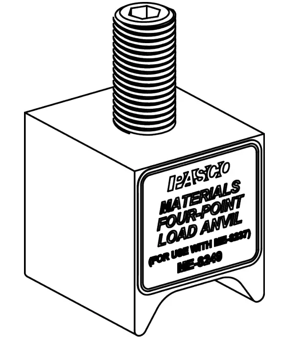 PASCO ME 8236 Materials Testing Machine - Clamp for4