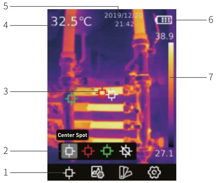 MILESEEY TR256B Handheld Thermal Camera - fig 2