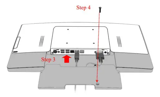MicroTouch IC-215P-AA2 Touch Computer - cable cove