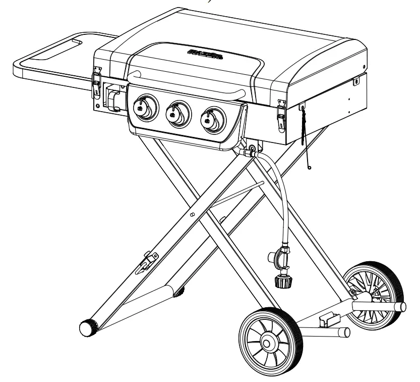 RAZOR GGC2235M Outdoor Portable LP Gas Griddle