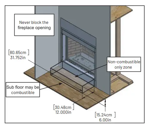 Optional Hearth Installation