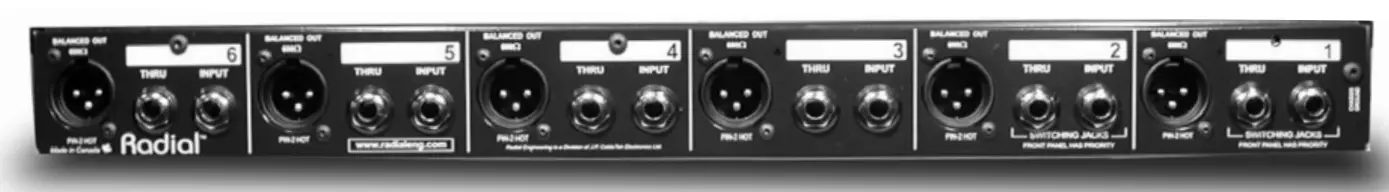 Rear Panel Connections