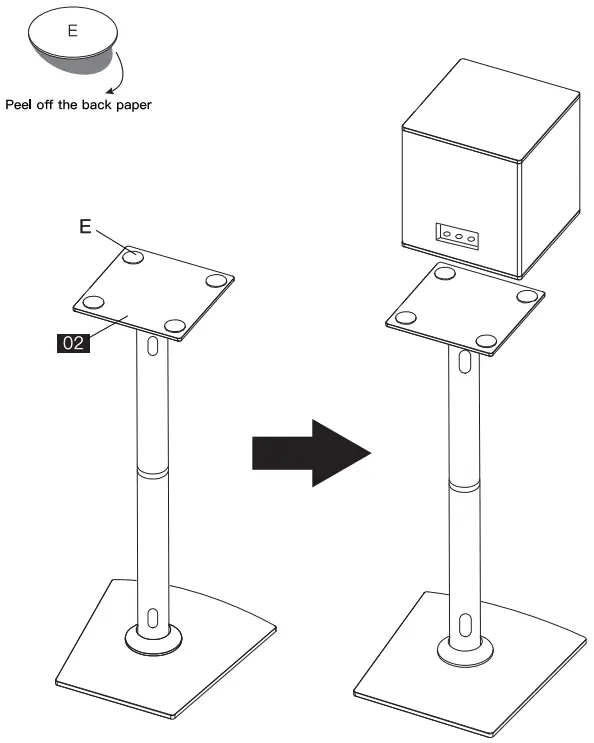 Attach Rubber Pads to Top Plate
