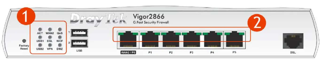 DrayTek V1.1 Vigor2866 Wired-fig-8