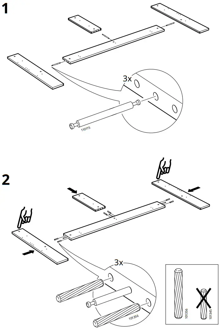 IKEA 302 691 72 BRIMNES Headboard with Storage Compartment - Figure 3