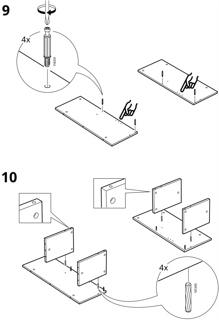 IKEA 302 691 72 BRIMNES Headboard with Storage Compartment - Figure 7